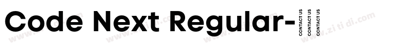 Code Next Regular字体转换